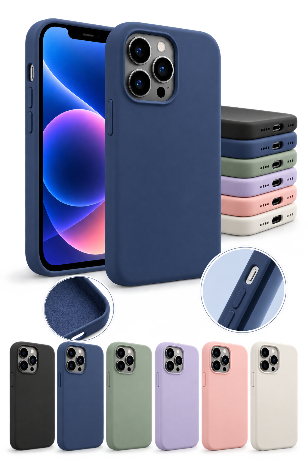 Siliconen hoesje (diverse modellen)